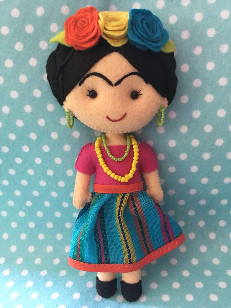 muñecas de trapo de frida kahlo
