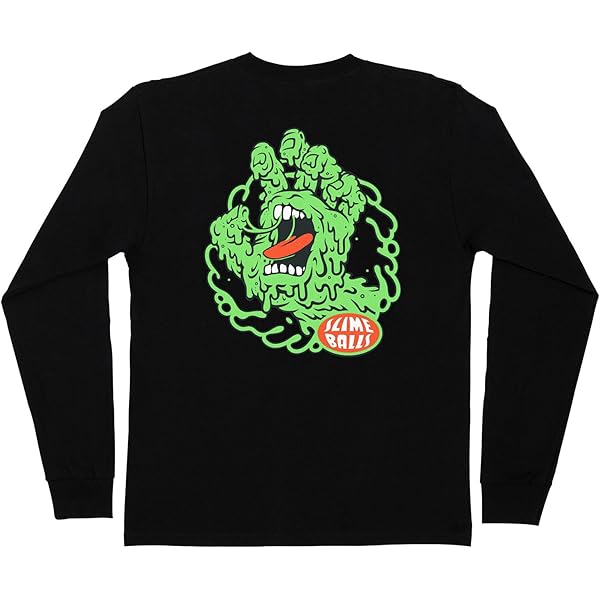 SANTA CRUZ Guzman Dead Diners L/S Heavyweight T-Shirt Black