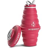HYDAWAY Travel Collapsible Water Bottle 25oz - BPA-Free, Leakproof, Lightweight, Portable & Space-Saving - Perfect for Hiking, Travel, and All-Day Hydration