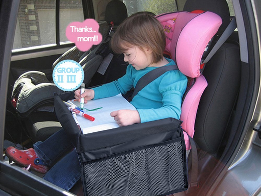 MuStone Child travel tray Children Snack, Kids Waterproof Travel Tray