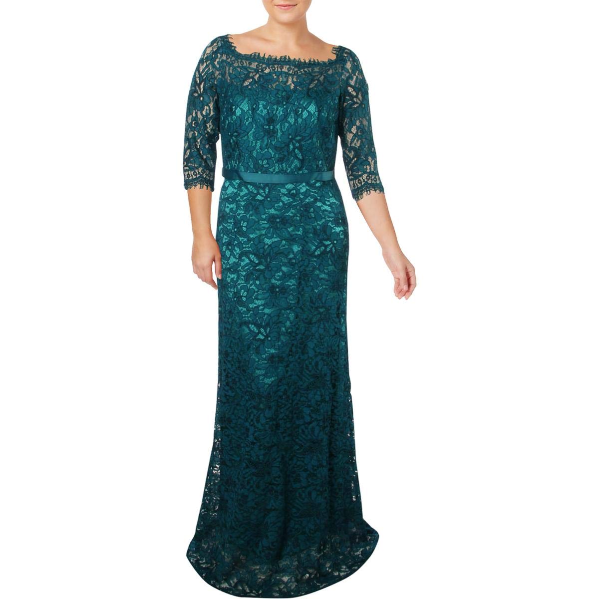 JS-Collection-Womens-Short-Sleeve-Embroidered-Midi-Turquoise-2
