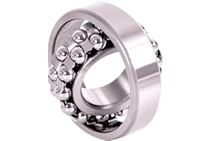KENGBI Ball Bearings,1pcs 1204 1205 Double Row Self-aligning Ball Bearing(1204 20x47x14mm)