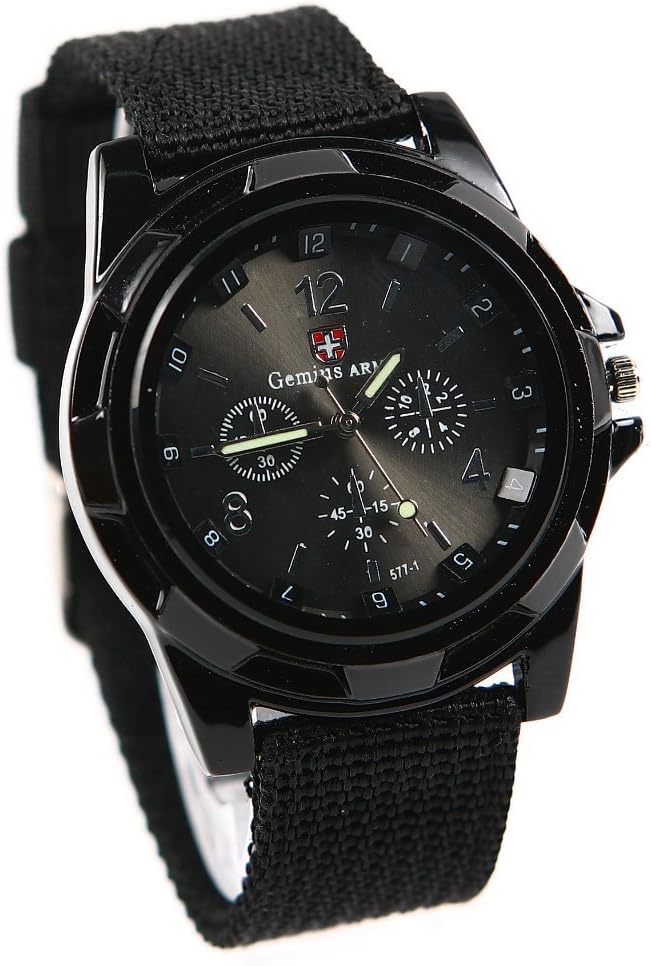 Yeros Army Black – Clock