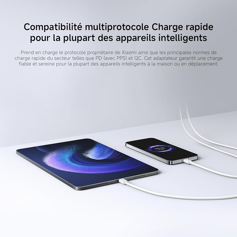 Adaptateur Rapide 3 Ports USB-C 90W