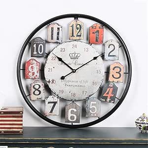 ZWMM Relojes de Pared para Cocina Diseño Moderno sin Marco Grande