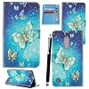 LG K8 2017 Étui portefeuille en cuir PU avec fermeture magnétique pour LG K8 2017 avec emplacement pour cartes et…
