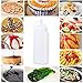 niceEshop(TM) 5 Pack Plastic Squeeze Bottles with Caps,8 Oz,Best Dispensers for Home & Restaurant Ketchup, Mustard, Mayo, Dressings, Olive Oil, BBQ Sauce- BPA Free