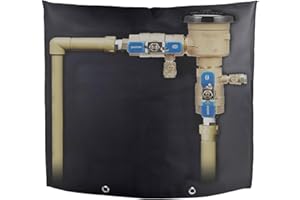 CTWWFS 30×26 Inch Backflow Preventer Insulation Cover - Sprinkler Covers for Outside - Winter Water Well Pump Covers Sprinkler Valve Cover Insulated - Protects from Severe Snow and Intense Sun