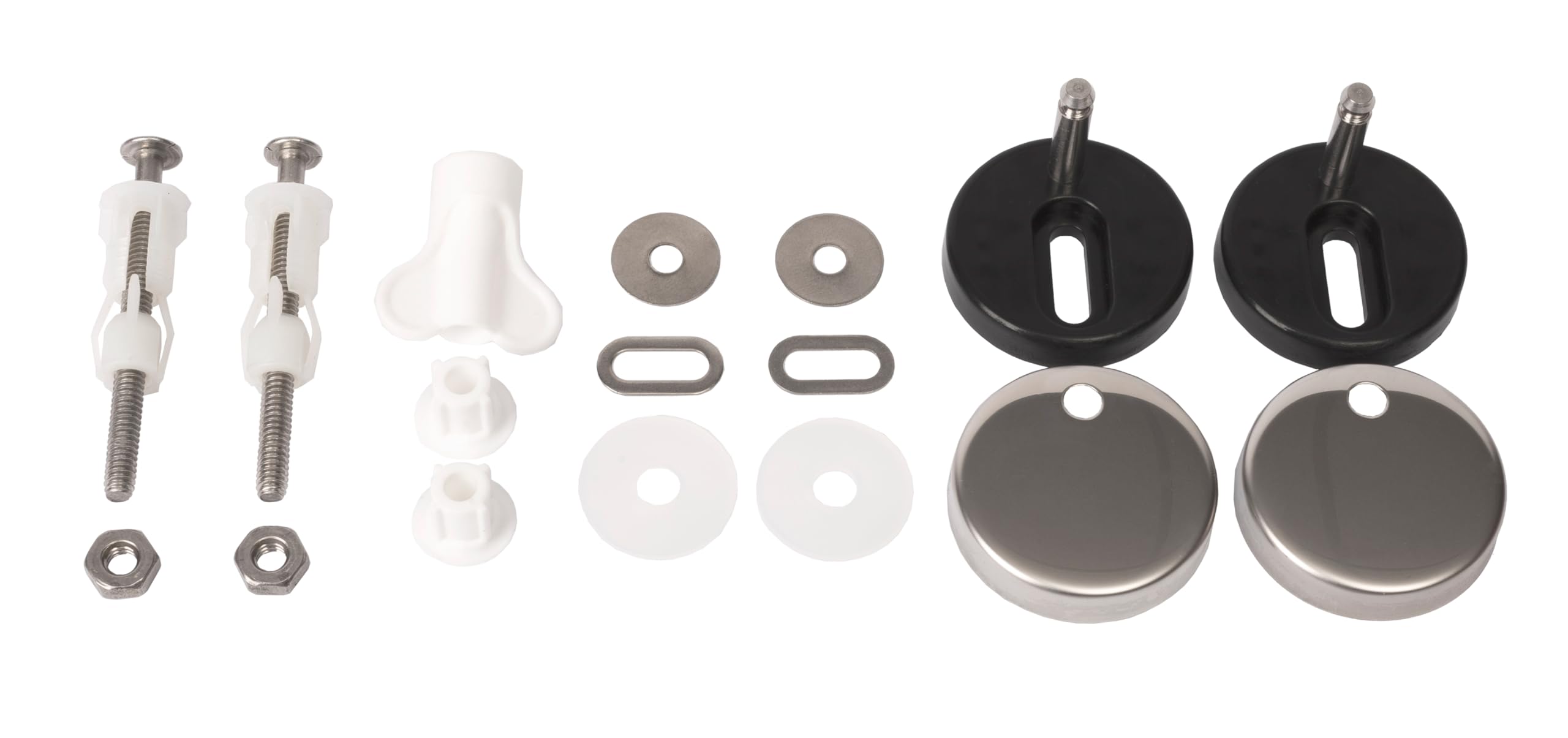 Kleine Wolke Toilet Seat Buffer Set Assembly Kit Silver