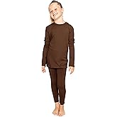 STRETCH IS COMFORT Youth Girls Oh So Soft 2-Piece Set | Short or Long Sleeve Crew Neck Top with Matching Leggings