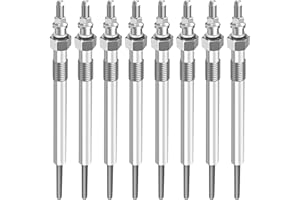 YIUIY 8PCS Glow Plugs 9G Replace 97364968 97326305 97226202 Compatible with Chevy GMC Duramax 6.6 LB7 LLY Diesel for Silverado Sierra Savana Express 2001-2005