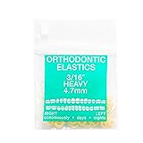 JMU Orthodontic Elastics 3/16 Heavy, 100 Pack