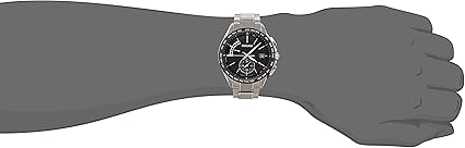 Amazon Co Jp Seiko Saga233 Wristwatch Brights Dual Time Display Silver Wrist Watches