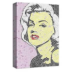Canvas Wall Art Abstract Mosaic Collage...