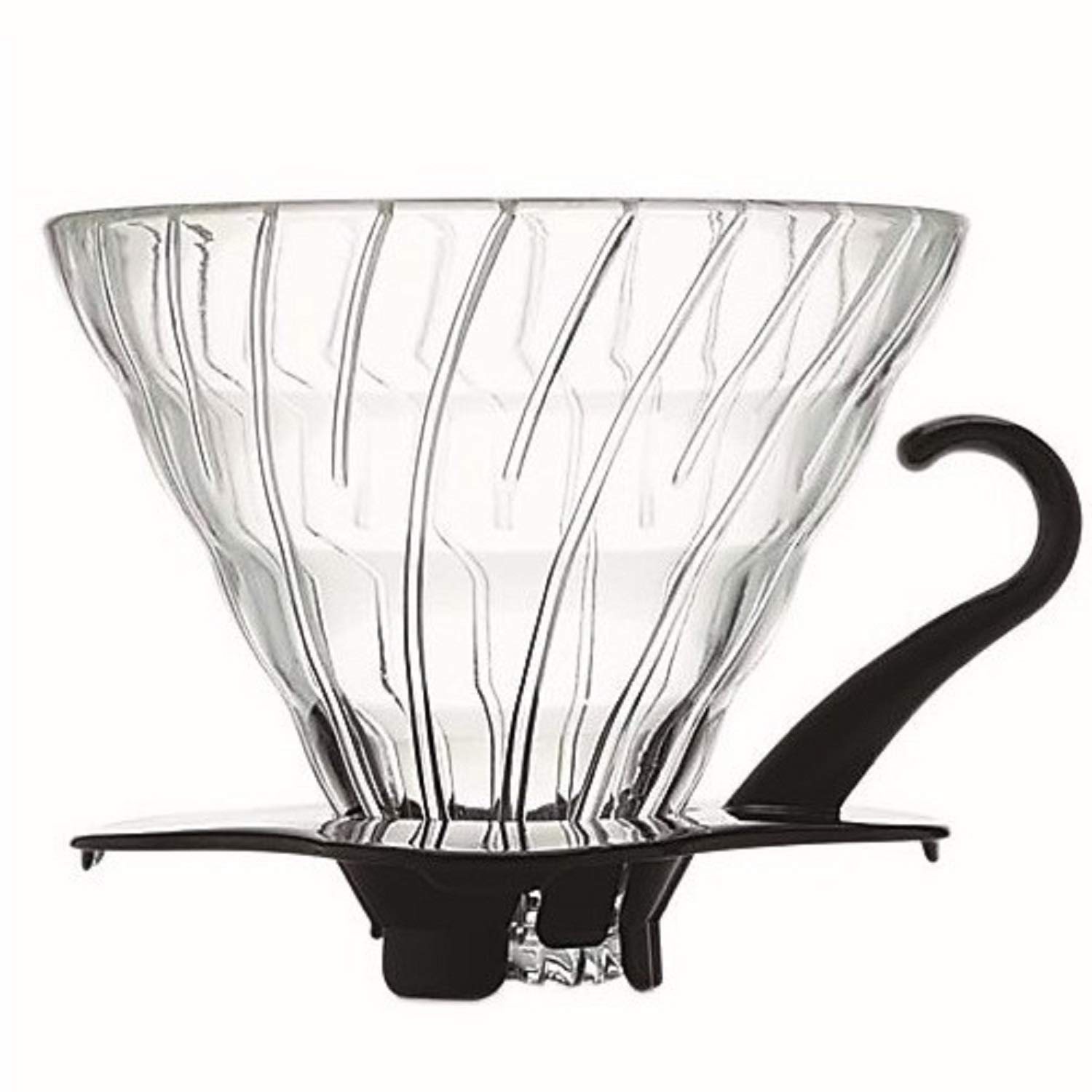 Hario V60 Glass Coffee Dripper, Size 02, Black Buy Online in United