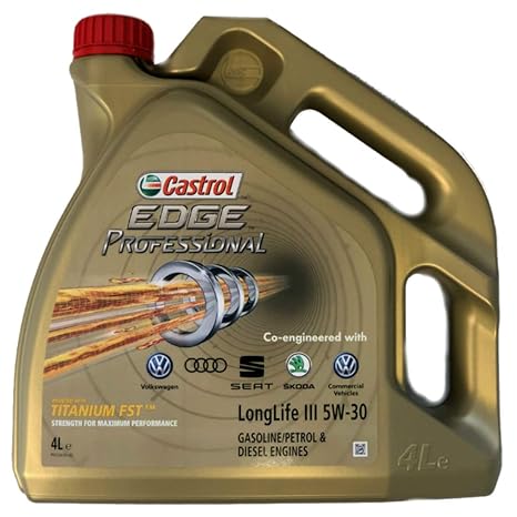 5 Liter Castrol Edge Professional Longlife III 5W30 Motor Öl FÜR Golf Polo Passat TOURAN mit FREIGABE von Volkswagen in erste