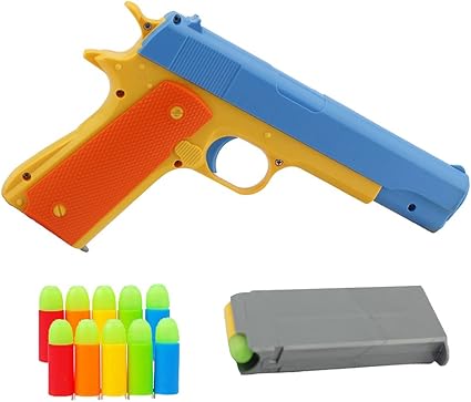 pistolas de juguete con balas de goma