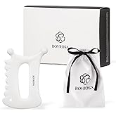 ROYROSA® 로이로사괄사 K-Beauty, 100% Ceramic Guasha, Facial and Body Acupuncture Therapy, Reduce Fine Lines and Wrinkles, Made in South Korea Guasha_Mini