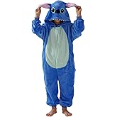 SCOPUCI Unisex Children Animal Onesie Pajamas,Kids Flannel Halloween Cosplay Costume/Homewear/Sleepwear
