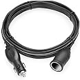 BESTEK 12.1ft/3.7m 12V 24V Cigarette Lighter Extension Cord, 12AWG Heavy Duty Cigarette Lighter Cable with Cigarette Lighter 