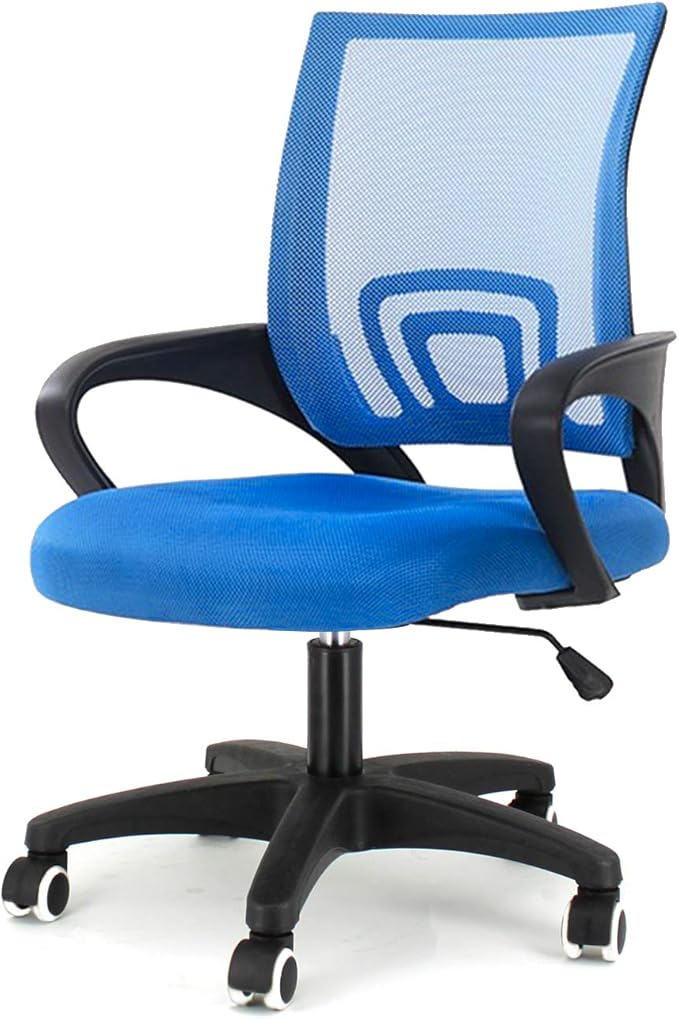 EUCO Blue Desk Chair Executive Adjustable Computer Chair Office Chairs