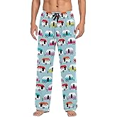 Ollabaky Men's Pajama Pants Sleepwear Lounge Pajama Bottoms with Pockets, S M L XL XXL
