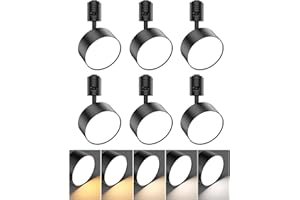 TuyuBEE 5 Color Diffuse LED Track Lighting Heads H Type Track Light Heads Dimmable Kitchen Track Lighting Fixtures Ceiling, C