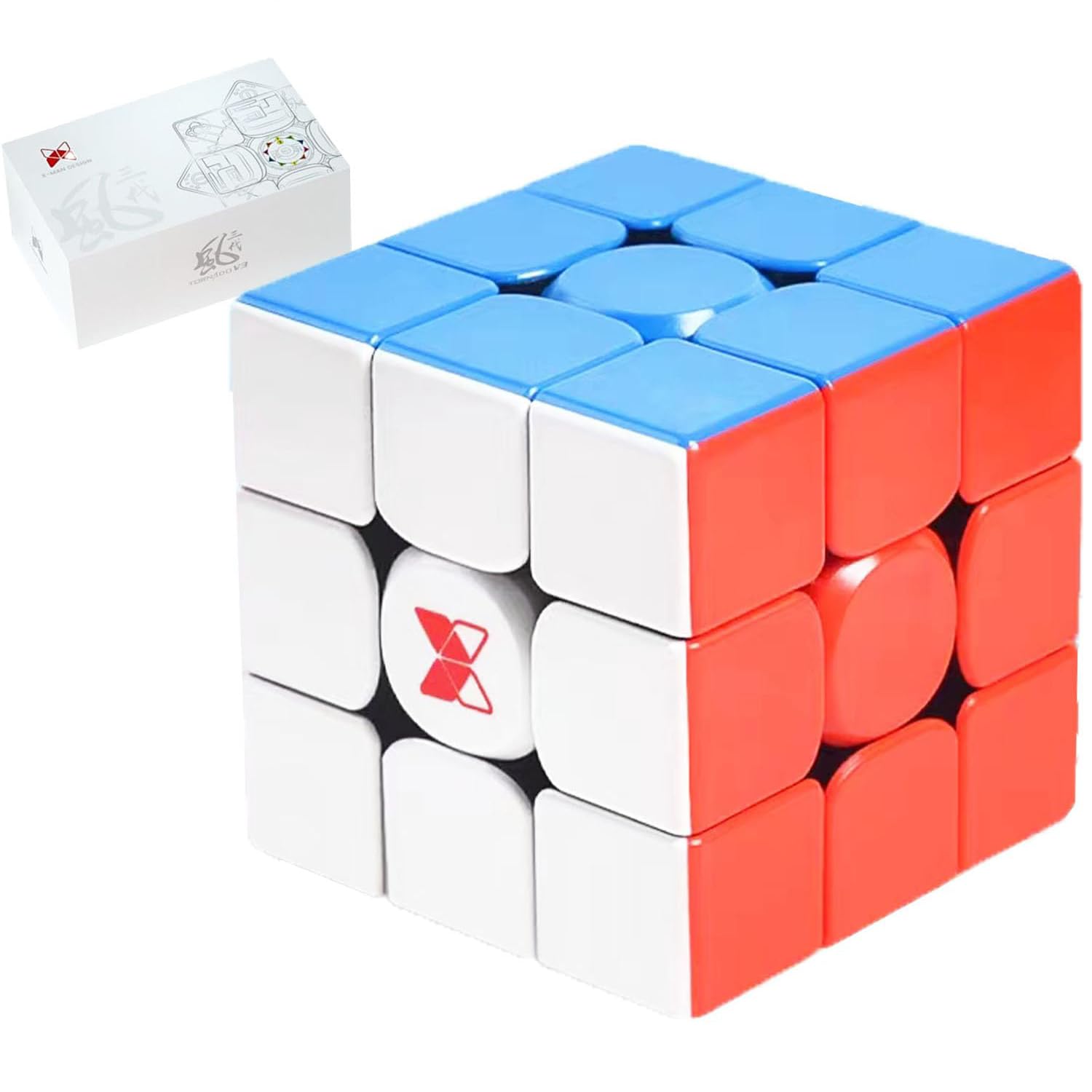 Taolele QY X-Man Tornado Speed Cube V3M 3x3 Standard Version Stickerless Magic Cube Qy Tornado V3 M Puzzle Toys