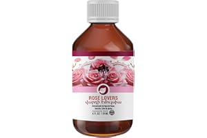 GUSTEAU’S PROFESSIONAL KITCHEN Gusteau's - Rose Lovers Flavor Bakery Emulsion, 4 fl oz (100ml) Alcohol Free, Sugar Free, Kosher (Rose Lovers)