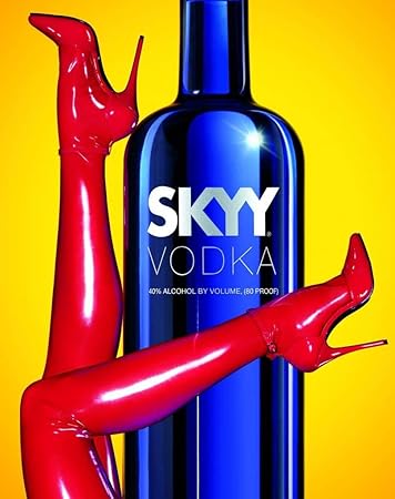 Skyy Vodka Advertisement Wall Poster Print 30 Cm X 43 Cm Brand New Amazon De Kuche Haushalt