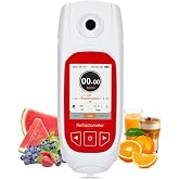 3-in-1 Digital Refractometer with ATC, 0-95% Brix Meter for Honey, Wine Making, Home Brewing, Coffee, Juice &amp; Maple Syrup
