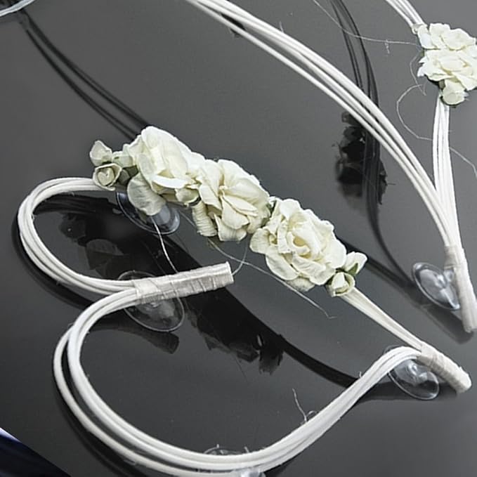Accesorios Decorativos Color Marfil De Ratan 1 Confezione Partydeco Corazones Con Ventosas Decoracion Coche Novios Decoracion De Boda Flores Artificiales Hogar Y Cocina Smilekare Com