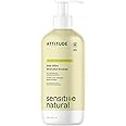 ATTITUDE Body Lotion for Sensitive Skin with Oat, EWG Verified, Dermatologically Tested, Vegan, Argan Oil, 16 Fl Oz
