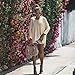 Exlura Women's Casual V Neck Loose Oversized Pullover Sweater High Low Knitted Jumper