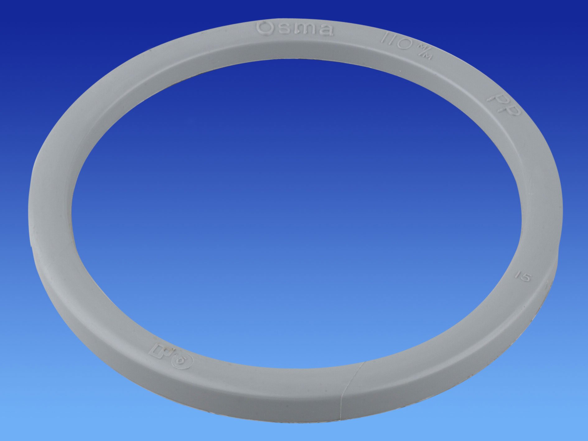 Pack of 2 x Wavin OSMA 110mm Soil 4S116 Snap Cap Grey