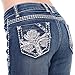 Sexy Couture Women's S96-PB Mid Rise Flare Bottoms Boot Cut Jeans