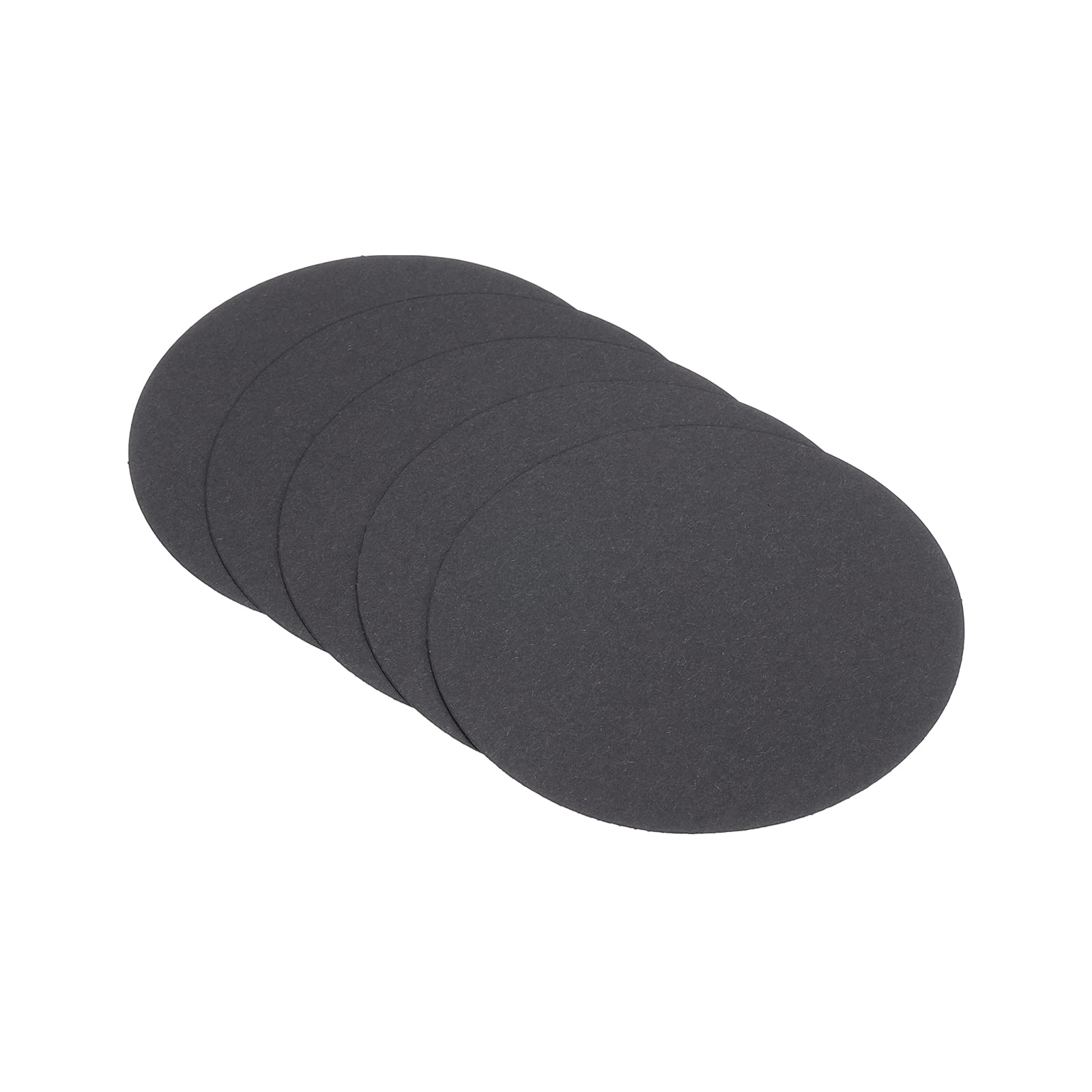 PATIKIL 3.9-inch Round Cardboard Paper, 25 Pcs Blank Disc Circles Slices for Party Decorations DIY Craft Arts Drawing Painting Writing, Black — image 1