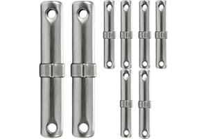 8 Pack Scaffolding Coupling Pin 9" L Heavy Duty Scaffolding Coupling Pin Locking Scaffold Connecting Rod Accessories(1-1/4"od