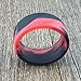 Tank Bands 21mm Silicone Tank Band Ring Bumper 21 COLORS AVAILABLE (4-PACK (Red/Black))