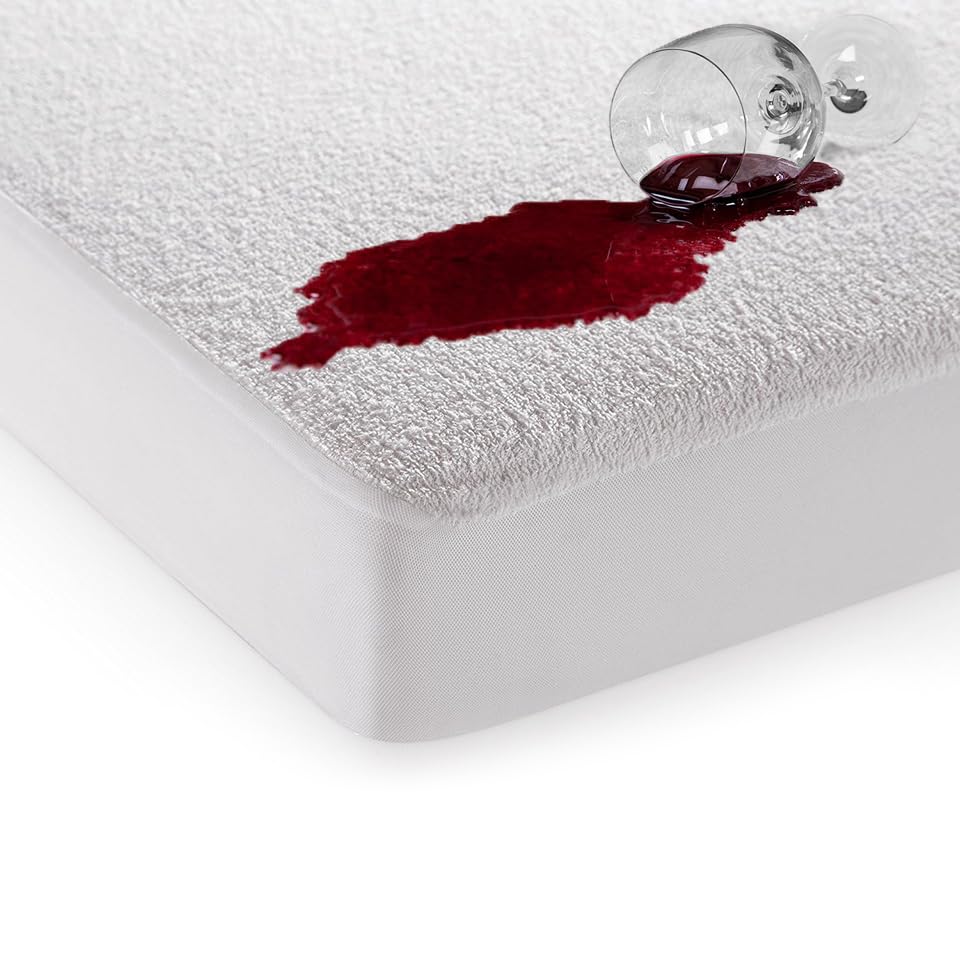 Photo 1 of Threadmill Premium Waterproof Mattress Protector for King Size Bed- Soft Terry Top, Cooling, Noiseless, Machine Washable, Fitted Mattress Cover with Deep Pockets to Fit 8-20 inch Mattress