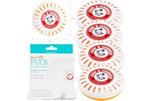 MUNCHKIN Odor Eliminator Cartridges, 4 Pack, Lavender Scent, Baking Soda Puck, Diaper Pail Deodorizer