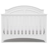 Delta Children Perry 6-in-1 Convertible Crib - Greenguard Gold Certified, Bianca White