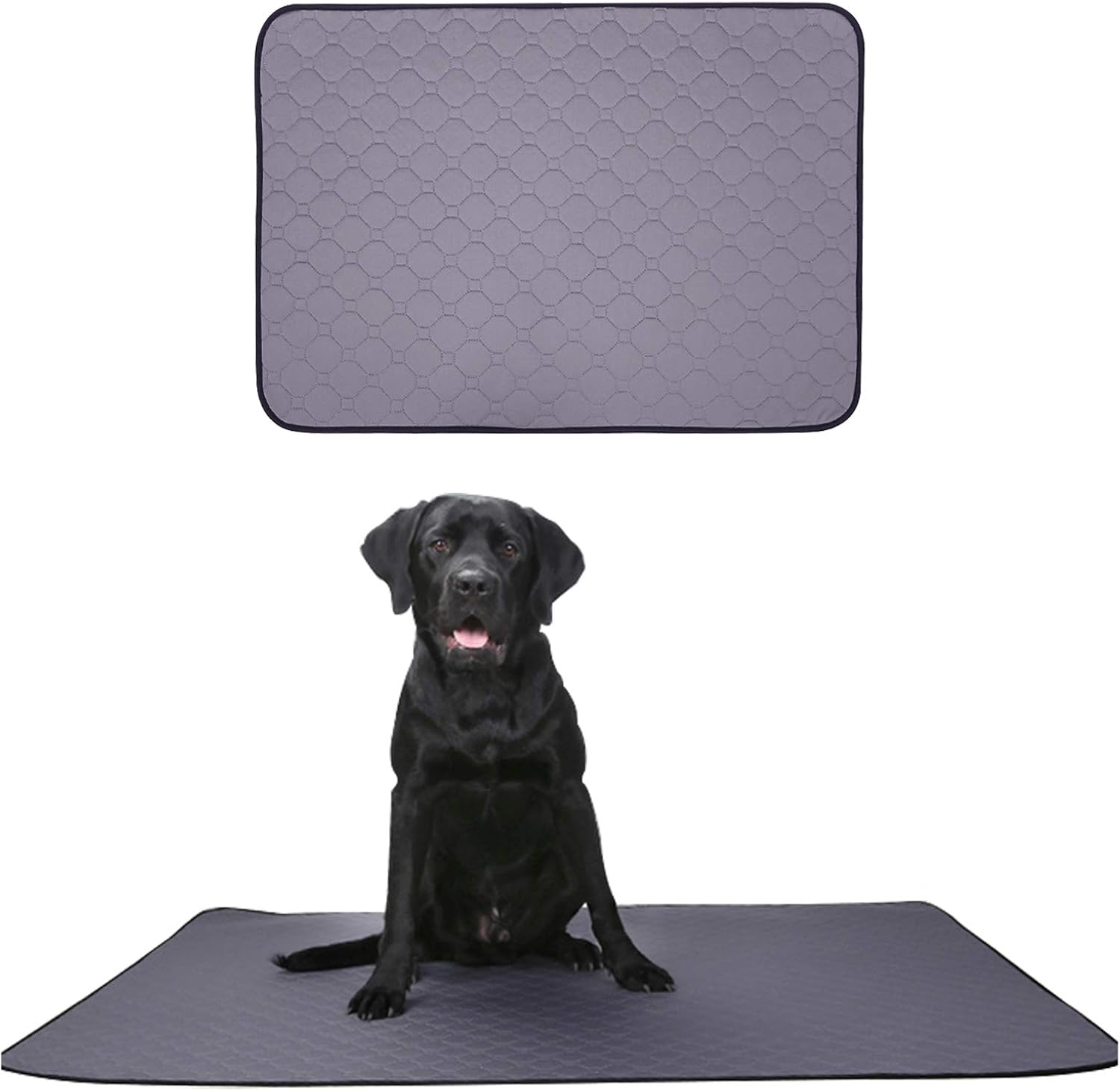 HACRAHO Dog Pee Pad, 1 Piece Grey Reusable Puppy Pee Pad NonSlip
