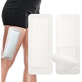 15 Count Breathable Adhesive Island Dressing Bandages Wound Bandage Patches Bordered Gauze for Knee Replacement 4" x 10" with Absorbent Non Stick Pad, Breathable Bandage