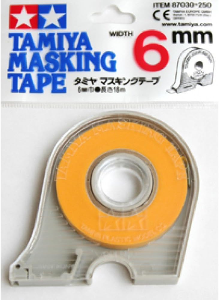 Tamiya 6mm masking tape with dispenser 87030 250