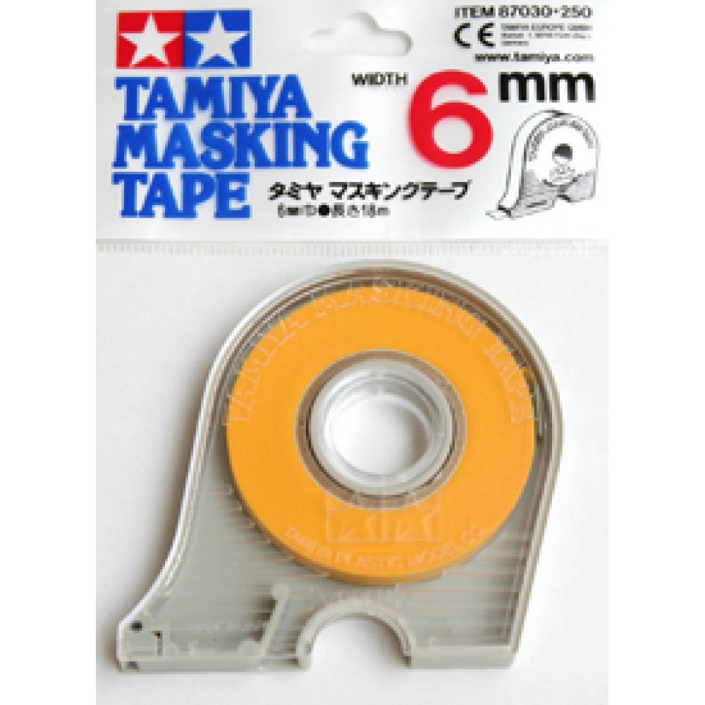 Tamiya 6mm masking tape with dispenser 87030 250