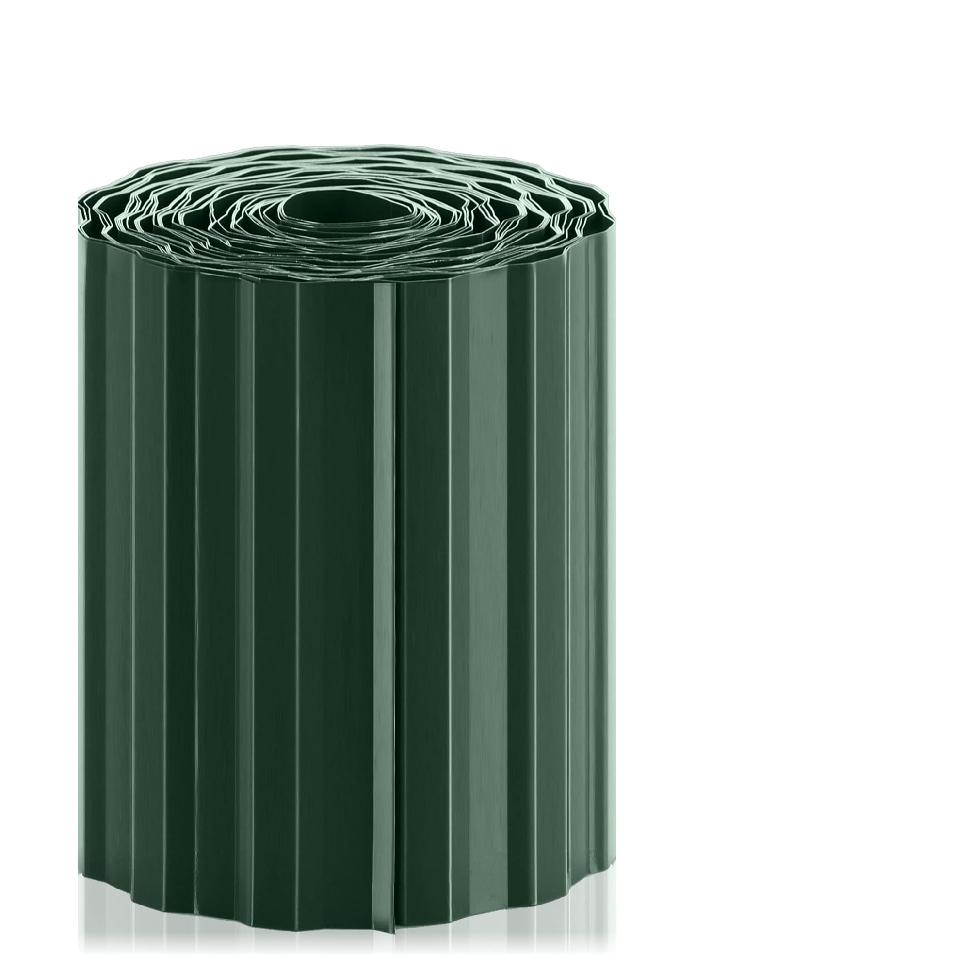 com-four® Plastic lawn edging - bed edging for lawns, flower beds or as a mowing edge - length individually adjustable - 20 x 900 cm