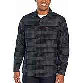 Orvis Big Bear Heavyweight Double Brushed Flannel Button Down Shirt with Hand Warmer Pockets
