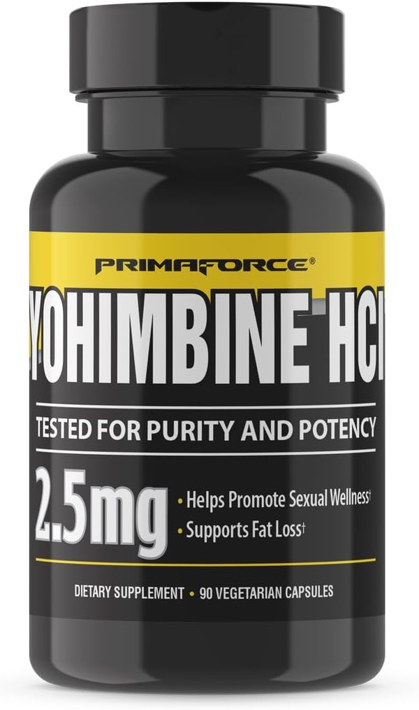 Primaforce, Yohimbine HCl, 2.5 mg, 90 Vegetarian Capsules Buy Online