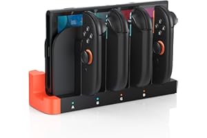 Switch 2 Controller Charger, [Dual-Direction Charging] Dockable Charging Dock for Nintendo Switch 2- Joycon 2 with LED Indica
